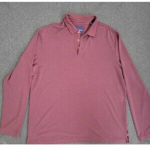 Tommy Bahama Men’s XL Casual Seashore Long Sleeve 1/4 Button Up Polo Shirt